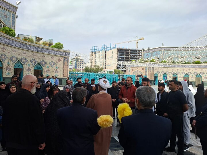 حضور جمعی از پیروان اهل بیت(ع) کشور گرجستان در حرم ثامن الحجج