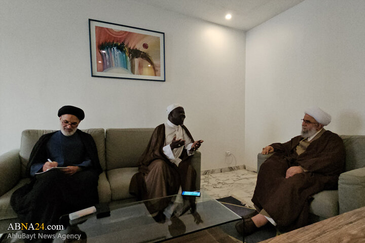 عکس خبری | دیدار دبیر مجلس علمای اهل‌بیت(ع) سنگال با آیت‌الله رمضانی