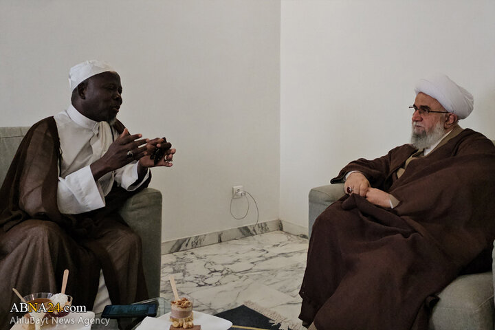 دیدار دبیر مجلس علمای اهل‌بیت(ع) سنگال با آیت‌الله رمضانی