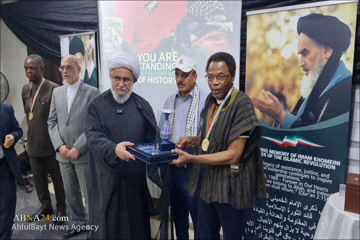 مراسم بزرگداشت سالروز ارتحال امام خمینی(ره) در پایتخت غنا