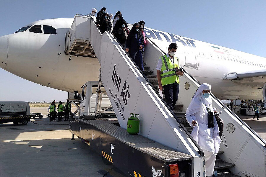 زائران گیلانی حج تمتع با ۳ پرواز به کشور برمی‌گردند