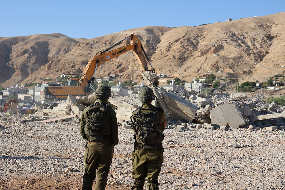 Israeli forces issue demolition orders for homes in Bruqin town in West Bank