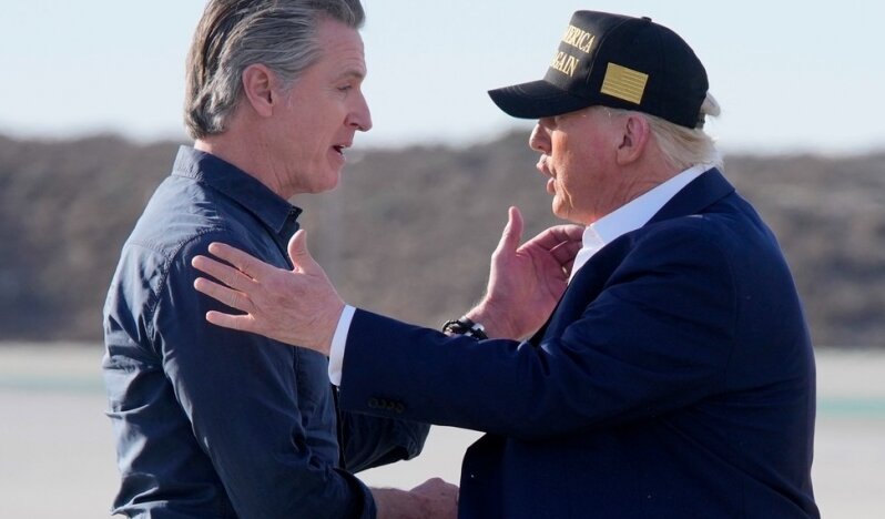 Kaliforniya Valisi: Trump, korku yaymak için var olmayan bir kriz yaratıyor