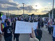 Лос Анҝелесин бамбылы Трамп әлејһинә етиразлары Техаса чатды \ ВИДЕО