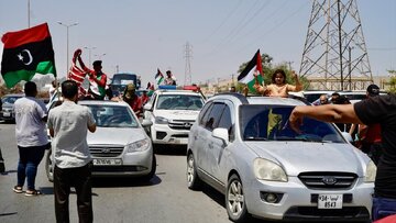 Ayarin Motocin "Gwagwarmayar Maghrib" Sun Isa Masaukin Farko A Libya + Hotuna
