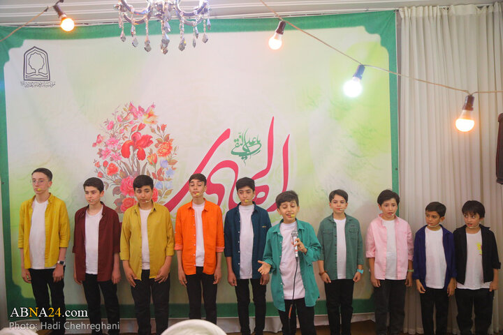 مراسم جشن و عمامه گذاری طلاب در شب میلاد امام هادی(ع) در شهر قم