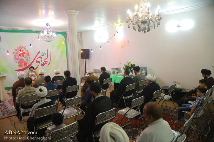 مراسم جشن و عمامه گذاری طلاب در شب میلاد امام هادی(ع) در شهر قم