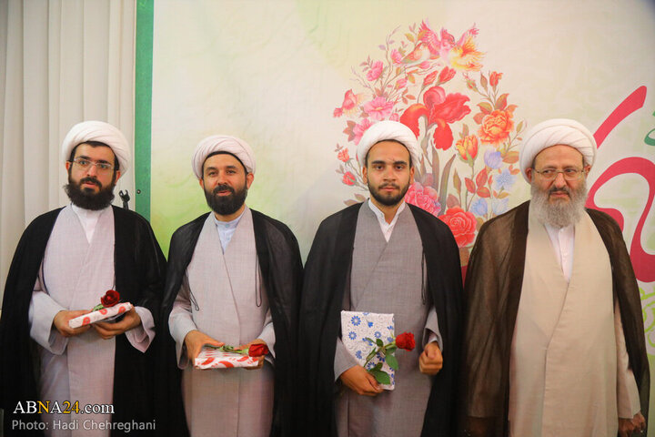 Photos: Imam Hadi birth anniversary, turban-wearing ceremony held in Qom