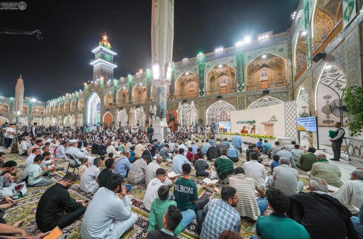 تقرير مصور/ بمناسبة عيد الغدير الأغر..إقامة محفل قرآني دولي في حرم أمير المؤمنين(ع)