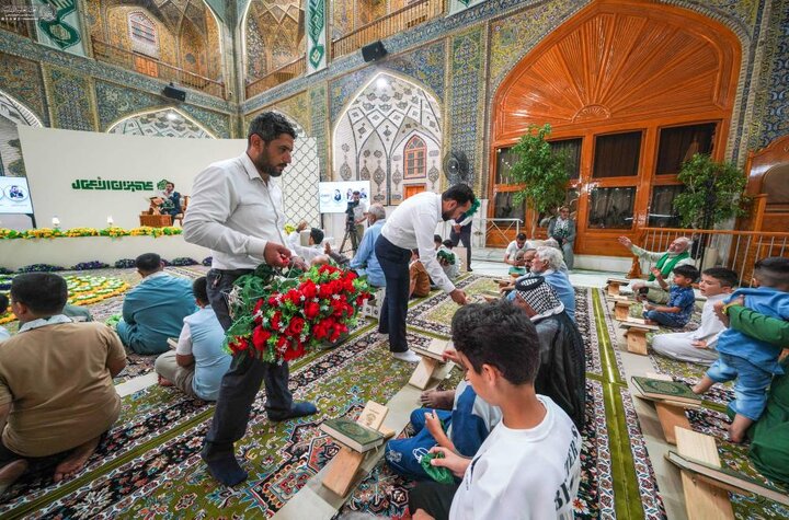 تقرير مصور/ بمناسبة عيد الغدير الأغر..إقامة محفل قرآني دولي في حرم أمير المؤمنين(ع)