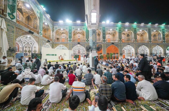 تقرير مصور/ بمناسبة عيد الغدير الأغر..إقامة محفل قرآني دولي في حرم أمير المؤمنين(ع)