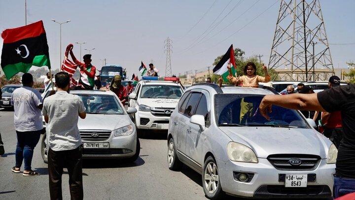 Photos: "Maghreb Resistance Convoy" for Gaza reaches Libya