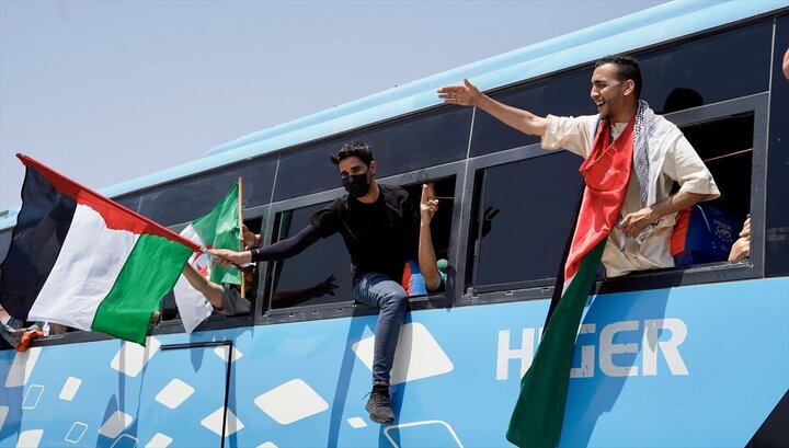 Photos: "Maghreb Resistance Convoy" for Gaza reaches Libya