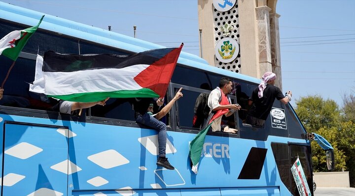Photos: "Maghreb Resistance Convoy" for Gaza reaches Libya
