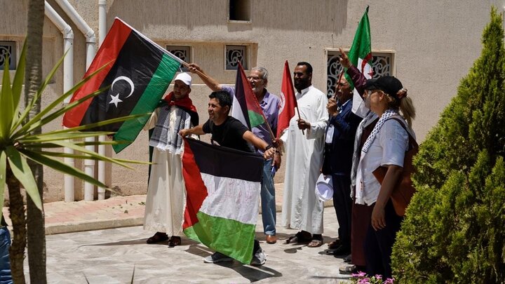 Photos: "Maghreb Resistance Convoy" for Gaza reaches Libya