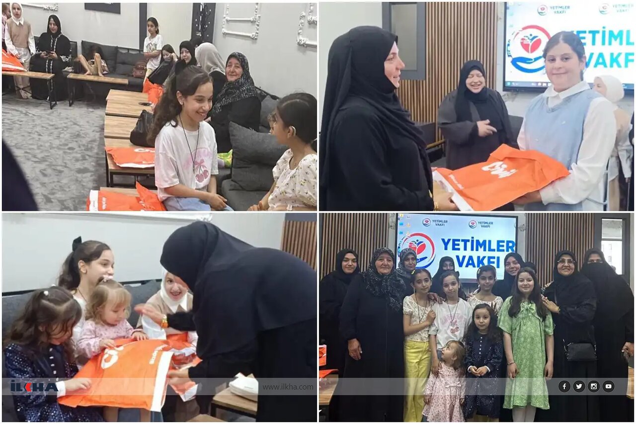 Weqfa Êtîman ji zarokên Filistînî û Tirkistana Rojhilatê re ji bo cejnê cil û bergan dîyarî kir