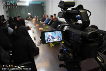 گزارش تصویری | دیدار هیئت اندیشه‌ورز بسیج رسانه گیلان با آیت‌الله رمضانی