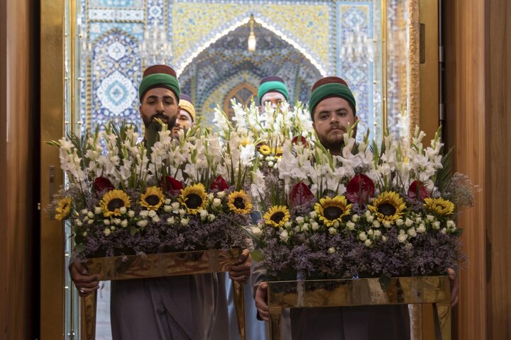 نشر مظاهر الفرح تزامنًا مع قرب حلول عيد الغدير في العتبة العباسية المقدسة