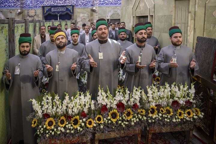 نشر مظاهر الفرح تزامنًا مع قرب حلول عيد الغدير في العتبة العباسية المقدسة