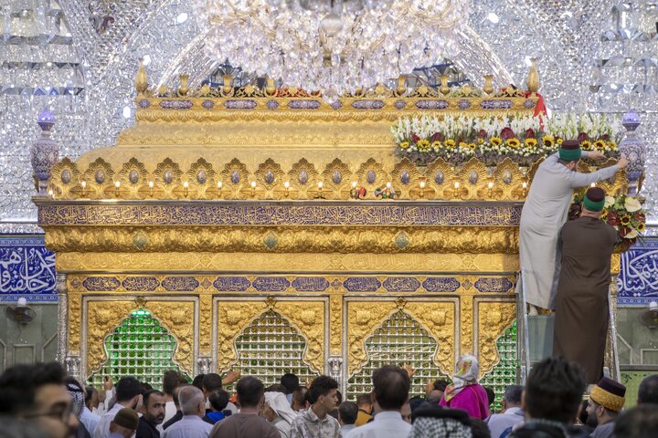 نشر مظاهر الفرح تزامنًا مع قرب حلول عيد الغدير في العتبة العباسية المقدسة