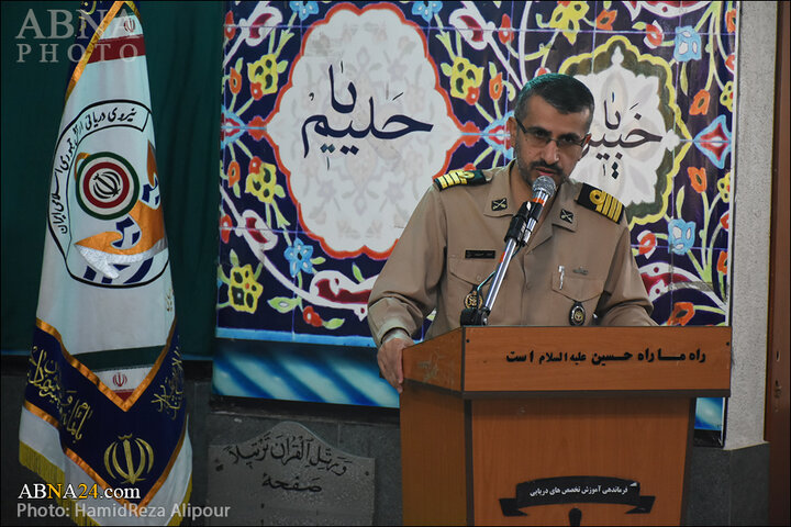 گزارش تصویری/ سخنرانی در جمع پرسنل نیروی دریایی رشت