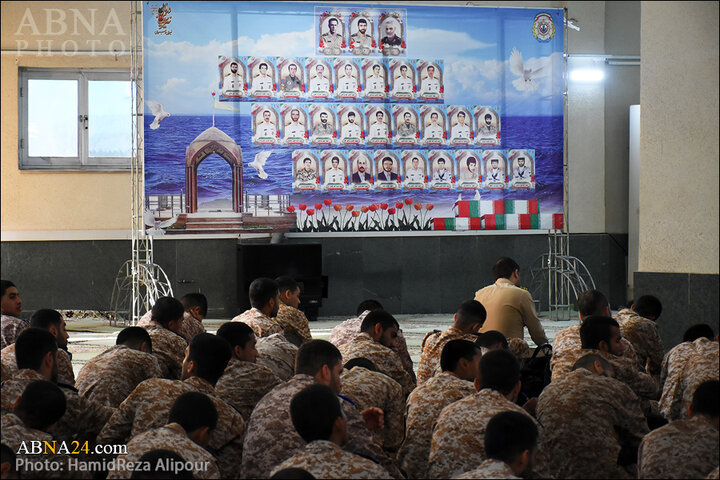 گزارش تصویری/ سخنرانی در جمع پرسنل نیروی دریایی رشت