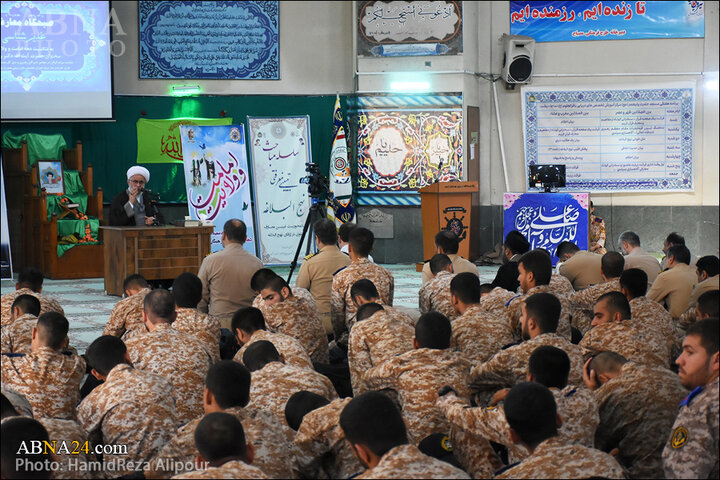 گزارش تصویری/ سخنرانی در جمع پرسنل نیروی دریایی رشت