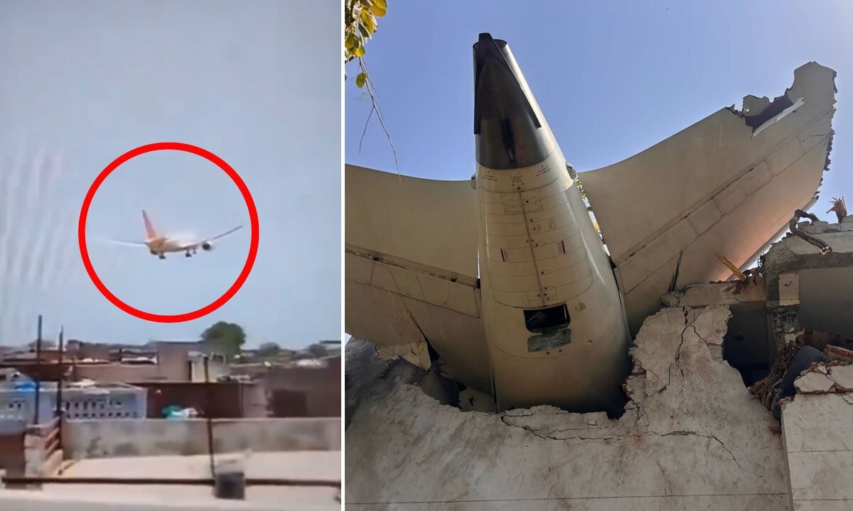 بھارت: احمدآباد میں ایئرپورٹ کے قریب مسافر طیارہ گرنے سے 110 افراد جان سے گئے، مزید ہلاکتوں کا خدشہ بھارت: احمدآباد میں ایئرپورٹ کے قریب مسافر طیارہ گرنے سے 110 افراد جان سے گئے، مزید ہلاکتوں کا خدشہ