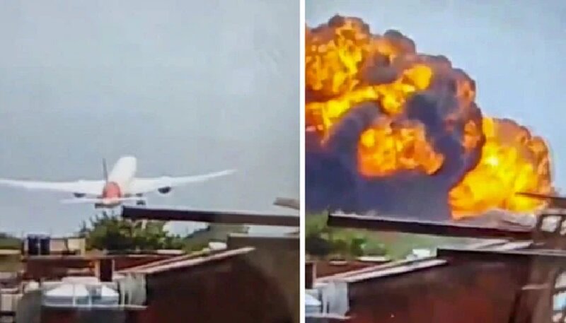 بھارت: احمدآباد میں ایئرپورٹ کے قریب مسافر طیارہ گرنے سے 110 افراد جان سے گئے، مزید ہلاکتوں کا خدشہ