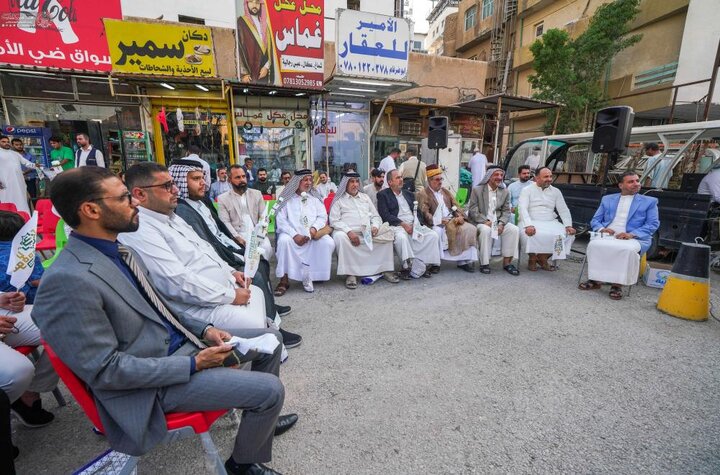 تقرير مصور/ احتفاءً بعيد الغدير الأغرّ رايات الولاء الغديرية ترفرف في سماء النجف
