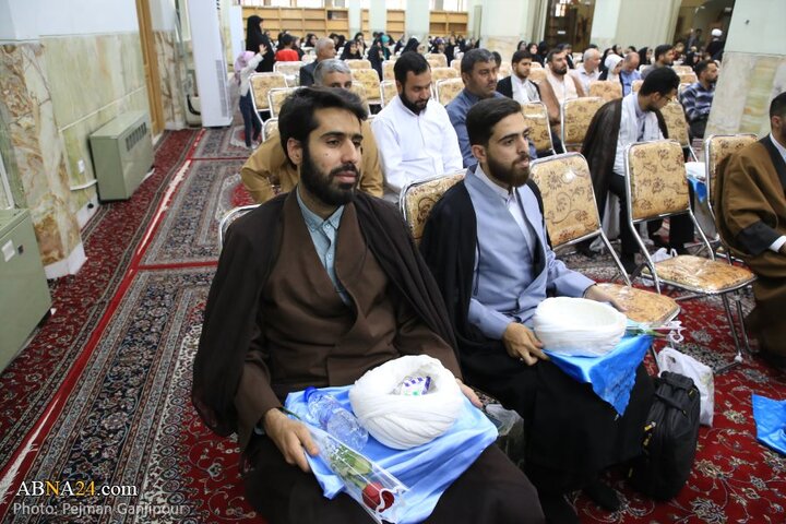 آیین عمامه گذاری طلاب حوزه علمیه اصفهان