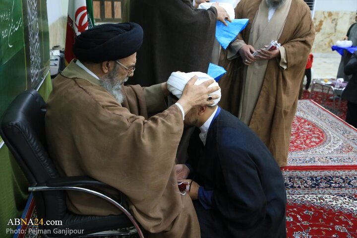 آیین عمامه گذاری طلاب حوزه علمیه اصفهان