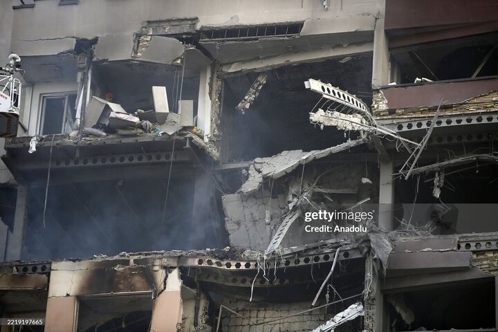 Photos: Damages from Israeli regime's airstrike on Tehran