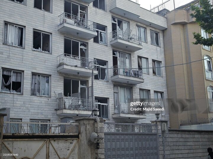 Photos: Damages from Israeli regime's airstrike on Tehran