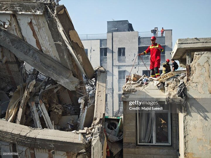Photos: Damages from Israeli regime's airstrike on Tehran