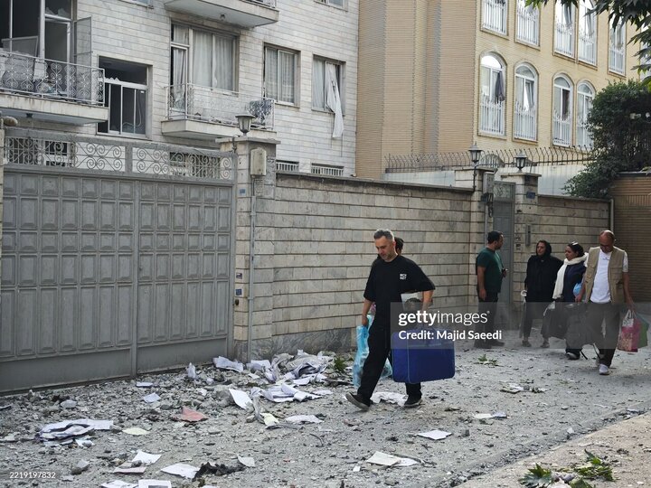 Photos: Damages from Israeli regime's airstrike on Tehran