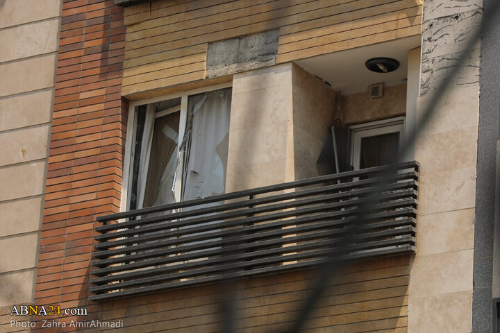 Photos: Zionist Regime strikes on Tehran’s Narmak district