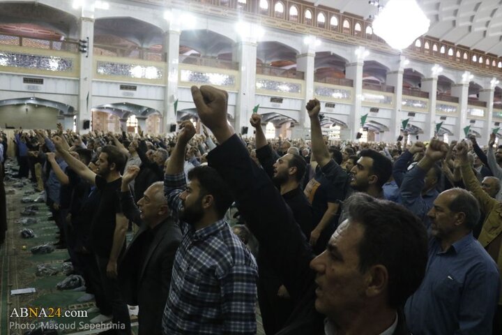 تجمع مردم تبریز پس از حملات رژیم صهیونیستی به ایران