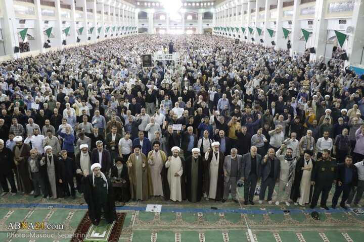 تجمع مردم تبریز پس از حملات رژیم صهیونیستی به ایران