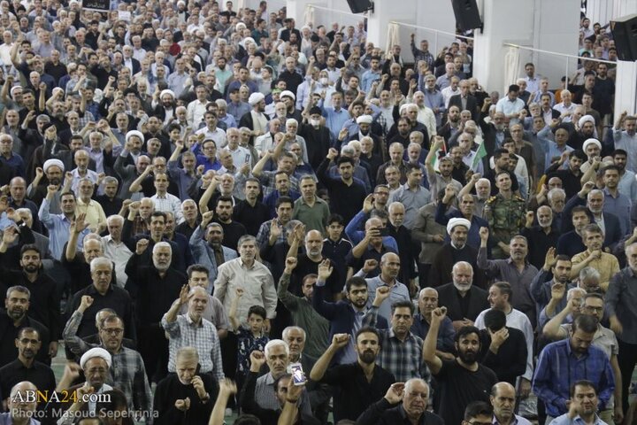 تجمع مردم تبریز پس از حملات رژیم صهیونیستی به ایران