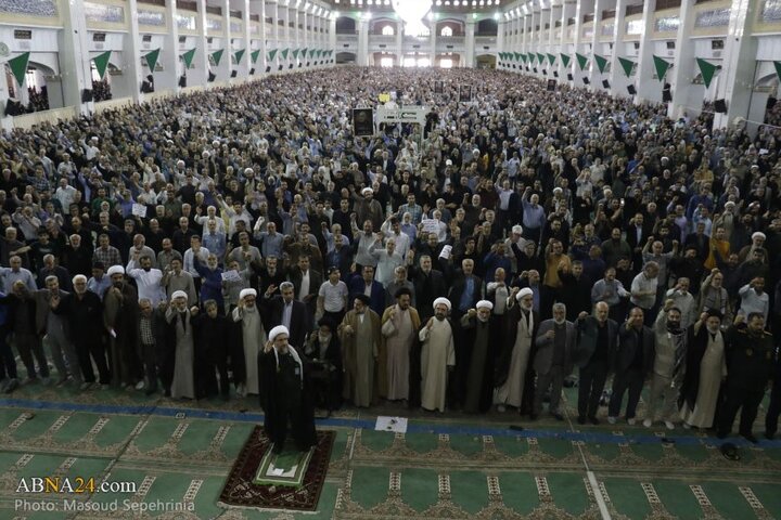 تجمع مردم تبریز پس از حملات رژیم صهیونیستی به ایران