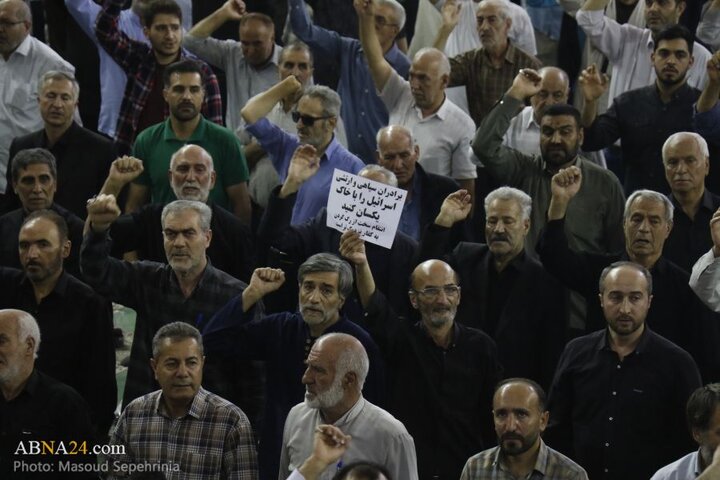 تجمع مردم تبریز پس از حملات رژیم صهیونیستی به ایران