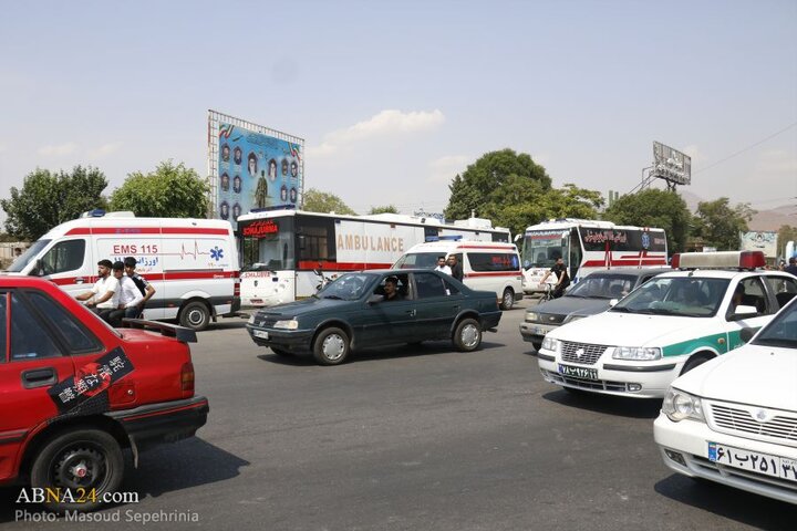 تجمع مردم تبریز پس از حملات رژیم صهیونیستی به ایران