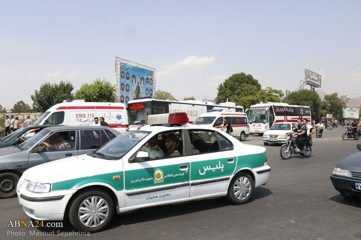 تجمع مردم تبریز پس از حملات رژیم صهیونیستی به ایران