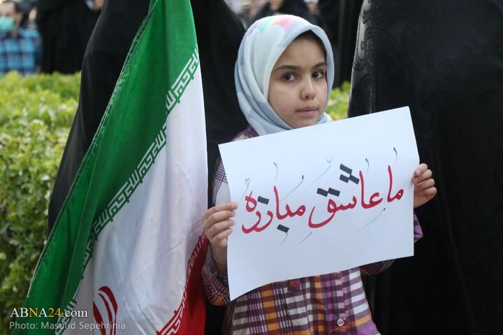 تجمع مردم تبریز پس از حملات رژیم صهیونیستی به ایران