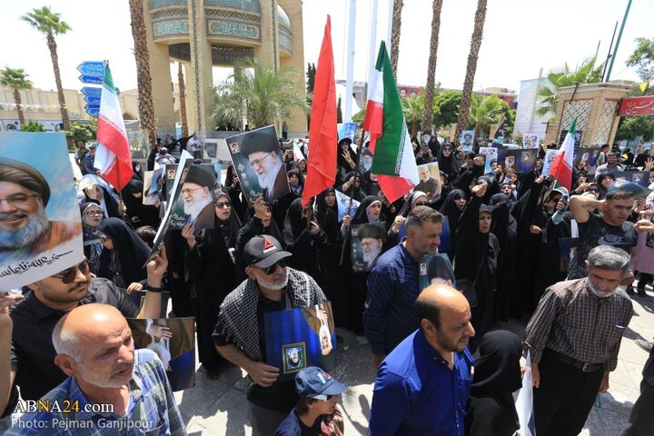 تجمع مردم اصفهان در محکومیت تجاوز رژیم صهیونیستی به کشور