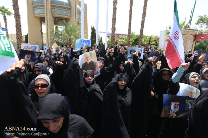 تجمع مردم اصفهان در محکومیت تجاوز رژیم صهیونیستی به کشور