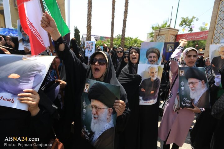 تجمع مردم اصفهان در محکومیت تجاوز رژیم صهیونیستی به کشور