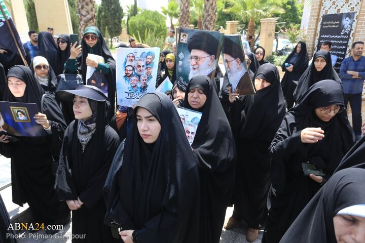 تجمع مردم اصفهان در محکومیت تجاوز رژیم صهیونیستی به کشور