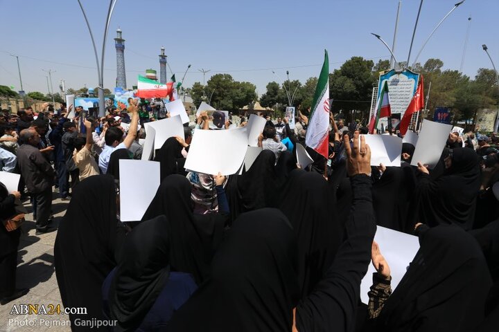 تجمع مردم اصفهان در محکومیت تجاوز رژیم صهیونیستی به کشور